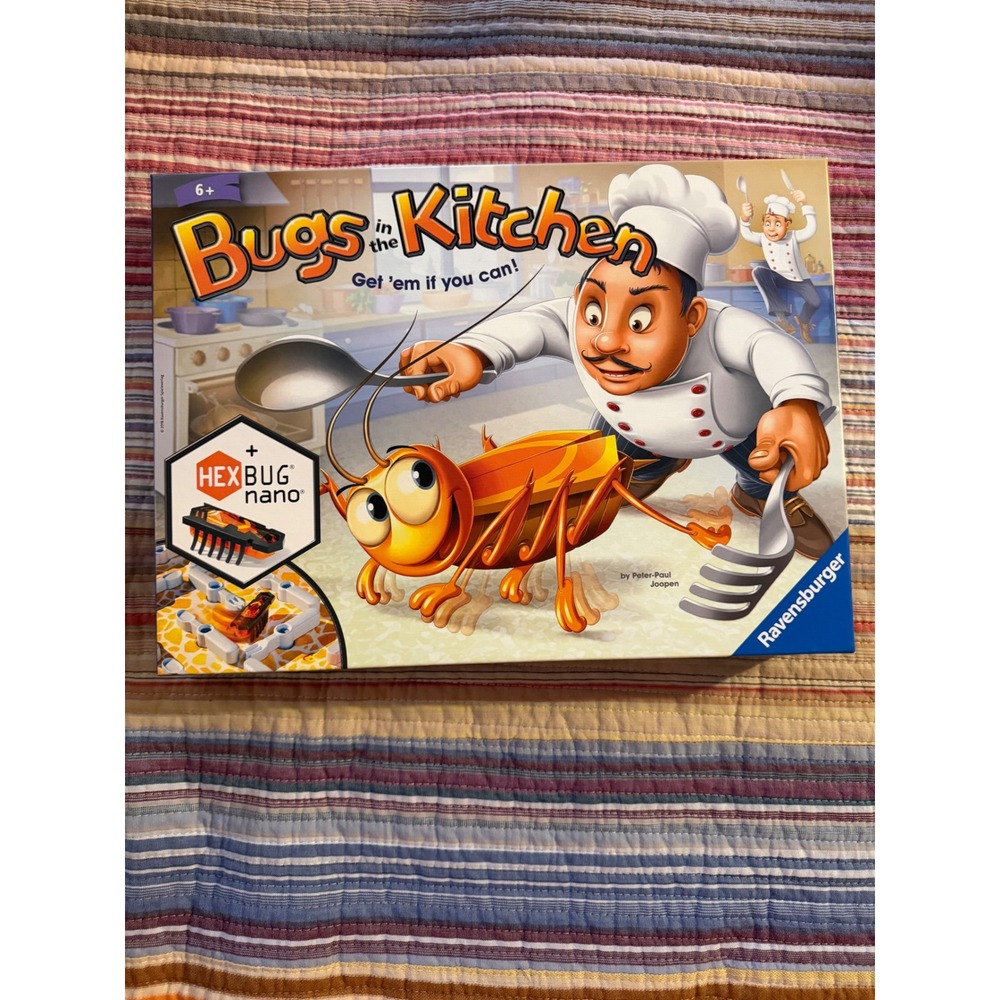 Ravensburger Bugs in the Kitchen Board Game with Hexbug Nano 222324
